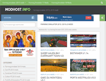 Tablet Screenshot of modhost.info